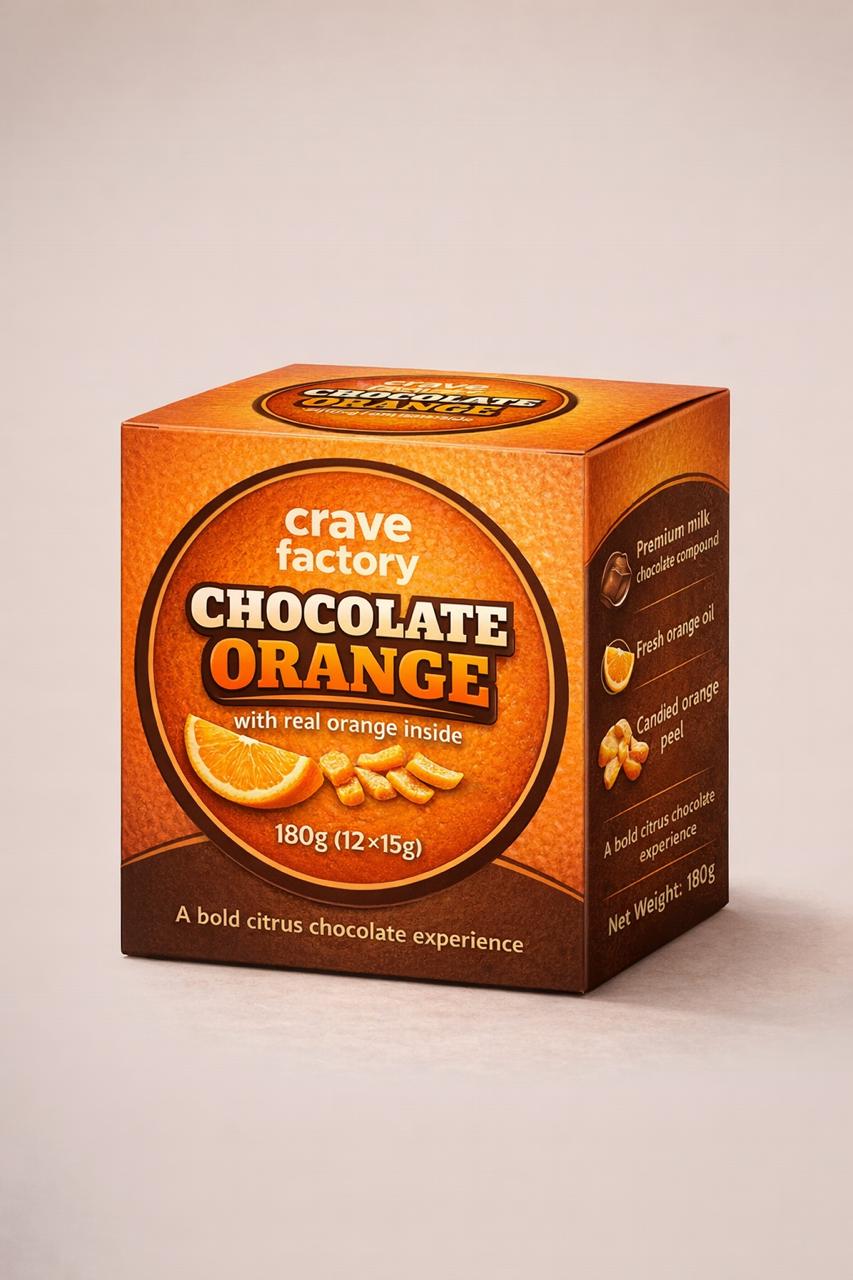 Orange Chocolate by CRAVE FACTORY.